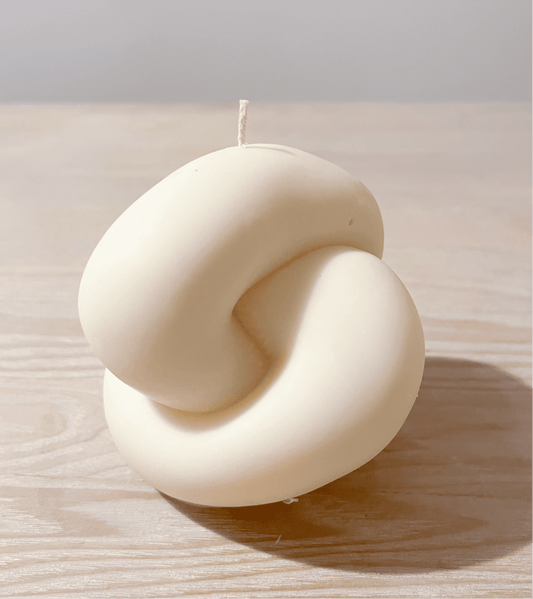 Knot - dekorativt sojalys
