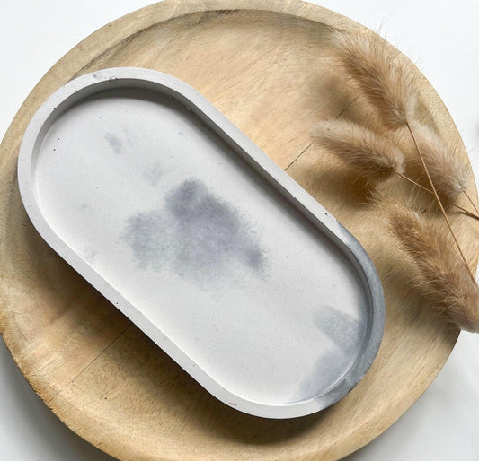 Oval cement bakke