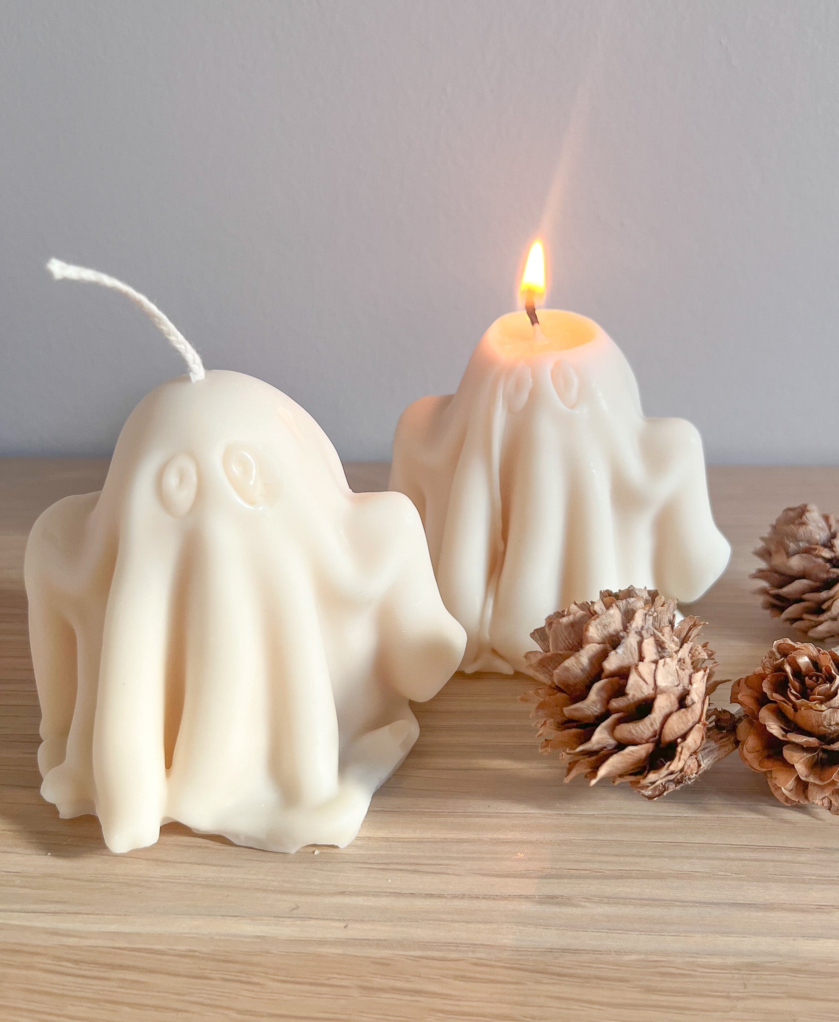 Spøgelses sojalys med arme