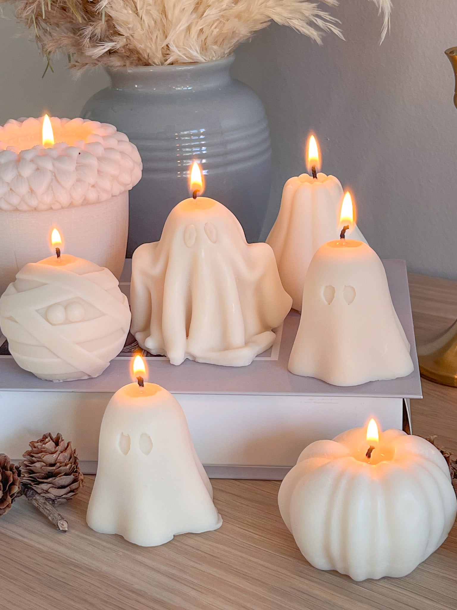 Søde mumie halloweenlys