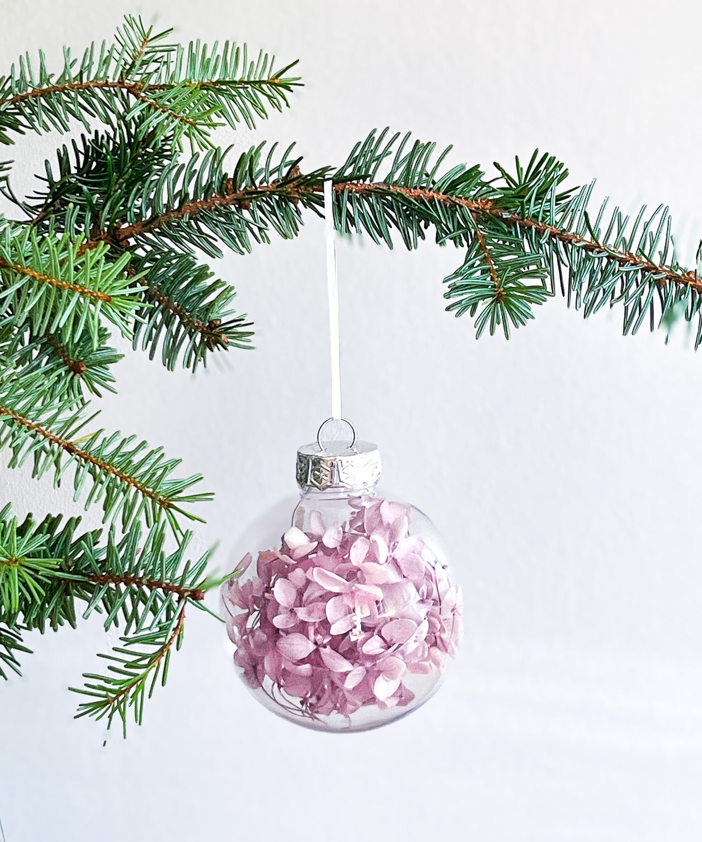 Lilla hortensia julekugle