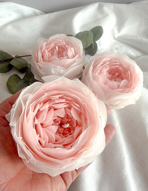 Blush – håndformet pæon blomsterlys