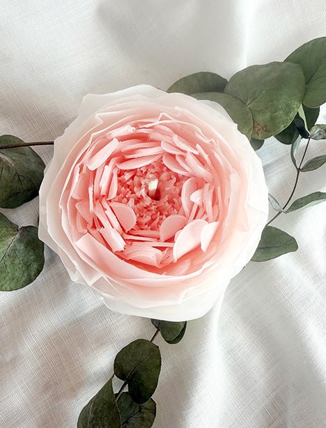 Blush – håndformet pæon blomsterlys