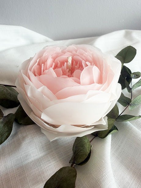 Blush – håndformet pæon blomsterlys