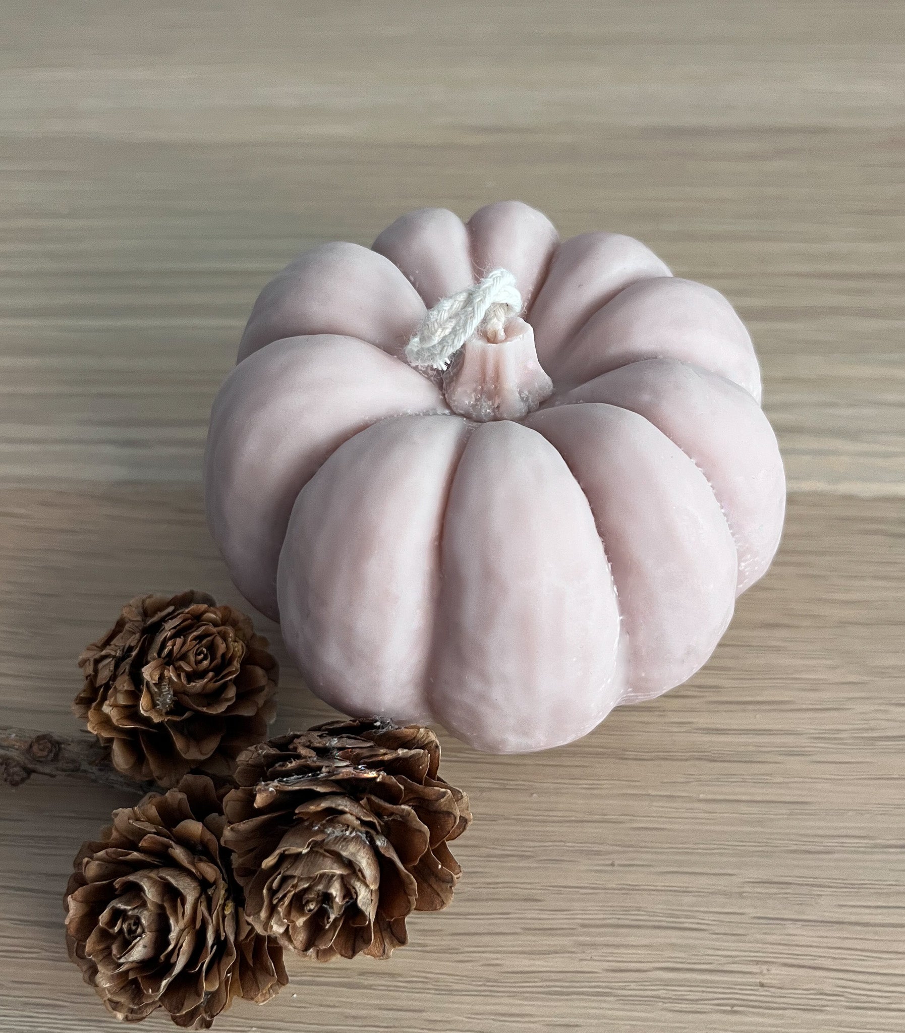 Lys brun græskarlys i sojavoks