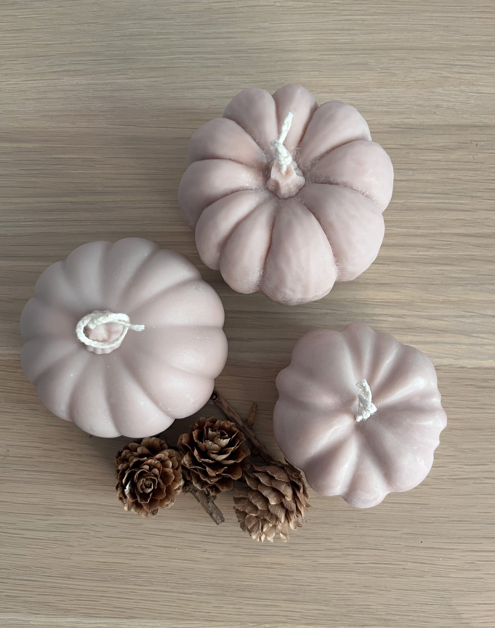 Lys brun græskarlys i sojavoks