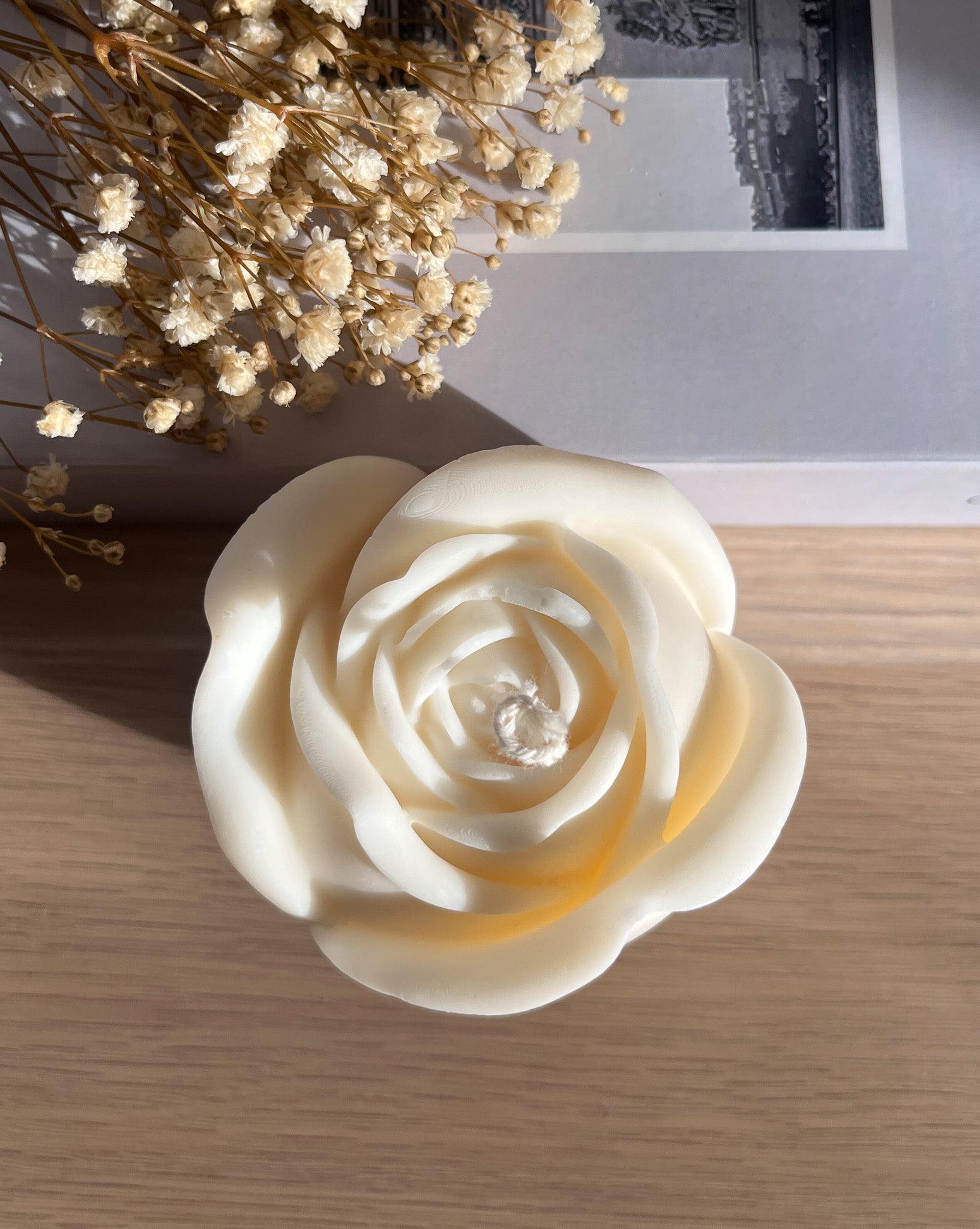 Rosa grande - soja bloklys